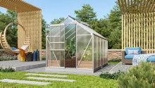 Växthus Venus 6200 Alu Poly 6,2 m² Vitavia